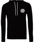 Bella + Canvas Unisex Sponge Fleece Pullover Hoodie BLACK