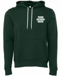 Bella + Canvas Unisex Sponge Fleece Pullover Hoodie Forest