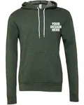 Bella + Canvas Unisex Sponge Fleece Pullover Hoodie Heather Forest