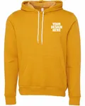 Bella + Canvas Unisex Sponge Fleece Pullover Hoodie Heather Mustard