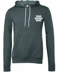 Bella + Canvas Unisex Sponge Fleece Pullover Hoodie Heather Slate