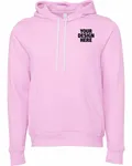 Bella + Canvas Unisex Sponge Fleece Pullover Hoodie Lilac