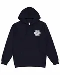 LAT Adult Pullover Fleece Hoodie Navy