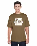 Team 365 Men's Zone Performance T-Shirt Coyote Brown