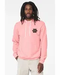 Bella + Canvas Unisex Sponge Fleece Pullover Hoodie Pink