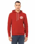 Bella + Canvas Unisex Sponge Fleece Pullover Hoodie RED