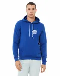 Bella + Canvas Unisex Sponge Fleece Pullover Hoodie TRUE ROYAL