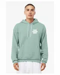 Bella + Canvas Unisex Sponge Fleece Pullover Hoodie Dusty Blue
