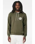 Bella + Canvas Unisex Sponge Fleece Pullover Hoodie Heather Olive
