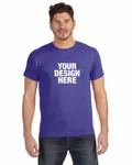 LAT Men's Fine Jersey T-Shirt Vintage Purple