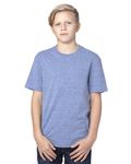 Threadfast Apparel Youth Triblend T-Shirt Navy Triblend