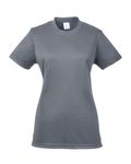 UltraClub Ladies' Cool & Dry Basic Performance T-Shirt Charcoal