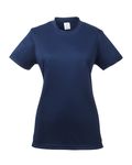 UltraClub Ladies' Cool & Dry Basic Performance T-Shirt Navy