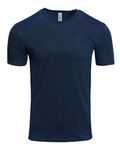 Threadfast Apparel Unisex Cross Dye Short-Sleeve T-Shirt Electric Blue