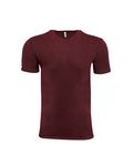 Threadfast Apparel Unisex Cross Dye Short-Sleeve T-Shirt Black Cherry