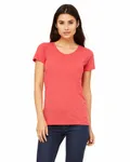 Bella + Canvas Ladies' Triblend Short-Sleeve T-Shirt Red Triblend