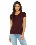 Bella + Canvas Ladies' Triblend Short-Sleeve T-Shirt Maroon Triblend