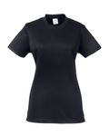 UltraClub Ladies' Cool & Dry Basic Performance T-Shirt BLACK