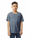 Gildan Youth Softstyle T-Shirt Heather Navy
