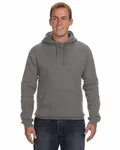 J America Adult Premium Fleece Pullover Hooded Sweatshirt Charcoal Heather