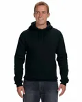 J America Adult Premium Fleece Pullover Hooded Sweatshirt BLACK