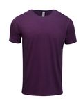 Threadfast Apparel Unisex Cross Dye Short-Sleeve T-Shirt Berry