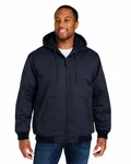 Harriton Unisex ClimaBloc Heavyweight Hooded Full-Zip Jacket DARK NAVY
