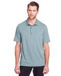 North End Men's JAQ Snap-Up Stretch Performance Polo Opal Blue