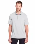 North End Men's JAQ Snap-Up Stretch Performance Polo Platinum