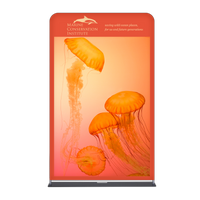 Jellyfish float gracefully in an underwater scene, surrounded by a warm orange glow. The smartphone frame suggests a live wallpaper display or an advertisement for visual content.
