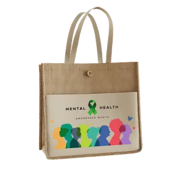 Jute Tote Bags - Custom T-Shirt Today