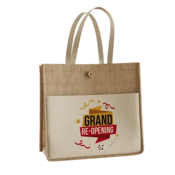 Jute Tote Bags - Custom T-Shirt Today