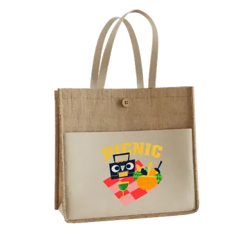 Jute Tote Bags - Custom T-Shirt Today