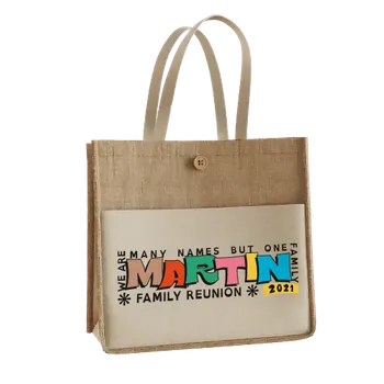 Jute Tote Bags - Custom T-Shirt Today