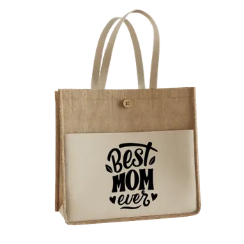 Jute Tote Bags - Custom T-Shirt Today