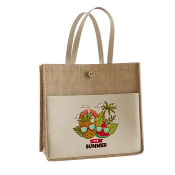 Jute Tote Bags - Custom T-Shirt Today