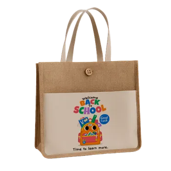 Jute Tote Bags - Custom T-Shirt Today