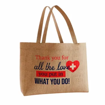 Jute Tote Bags - Custom T-Shirt Today