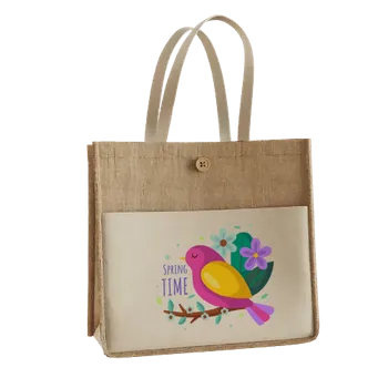 Jute Tote Bags - Custom T-Shirt Today