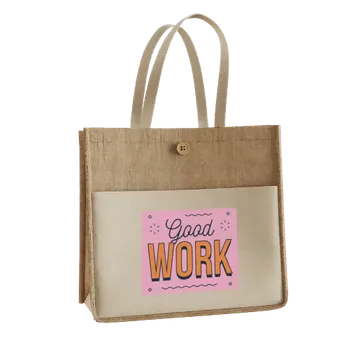 Jute Tote Bags - Custom T-Shirt Today