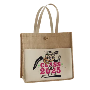 Jute Tote Bags - Custom T-Shirt Today