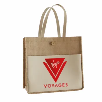 Jute Tote Bags - Custom T-Shirt Today