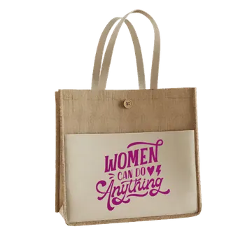 Jute Tote Bags - Custom T-Shirt Today
