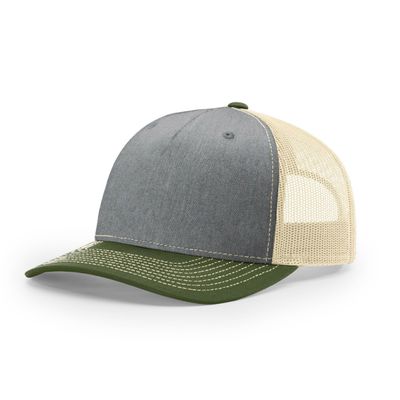 HEATHER GRAY/BIRCH/ARMY OLIVE HEATHER GRAY/BIRCH/ARMY OLIVE - Custom T-Shirt Today