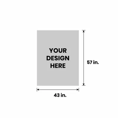 43in x 57in - Custom T-Shirt Today