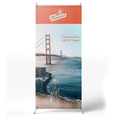 Korean Style X Banner Stands - Custom T-Shirt Today