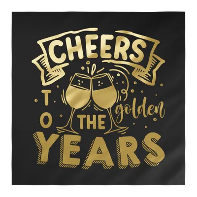 Custom Foil Stamped Beverage Napkin - Custom T-Shirt Today