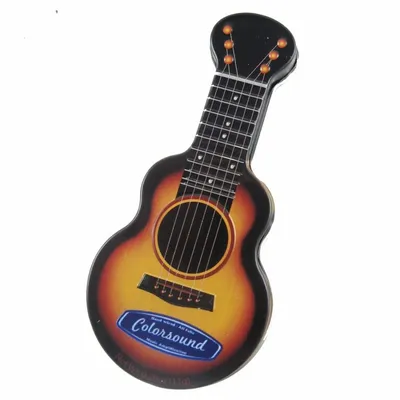 Gold Acoustic Guitar Shaped Mint Tin - Custom T-Shirt Today