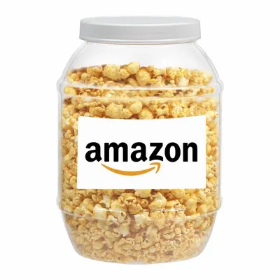 Large Plastic Jar - Caramel Popcorn - Custom T-Shirt Today