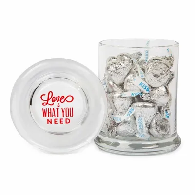 Glass Gourmet Jar - Hershey's Chocolate Kisses - Custom T-Shirt Today
